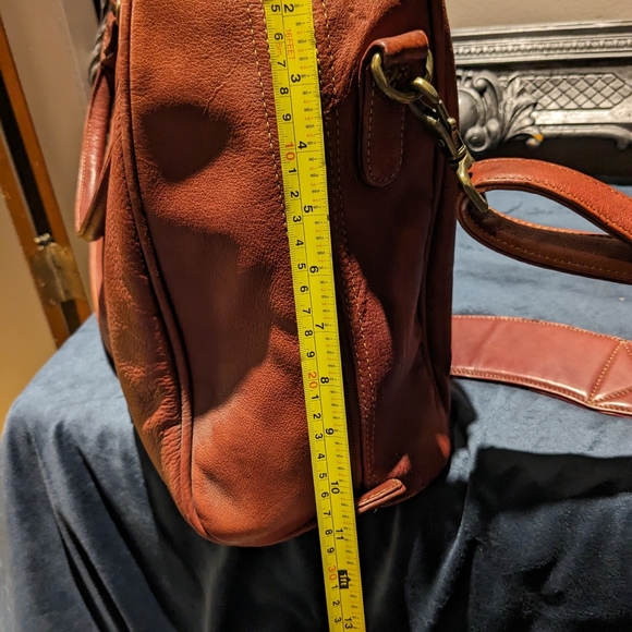 Canyon Outback leather carry on/briefcase - Picture 3 of 9